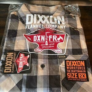 NWT DIXXON the craftsman (blue/black/tan)FR  Fire Resistant XXL